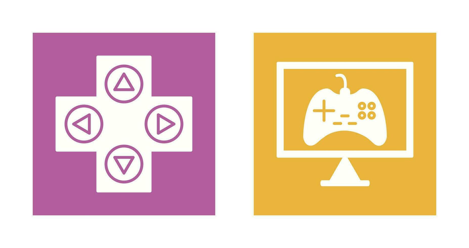 Gaming Control and Online Games Icon vector