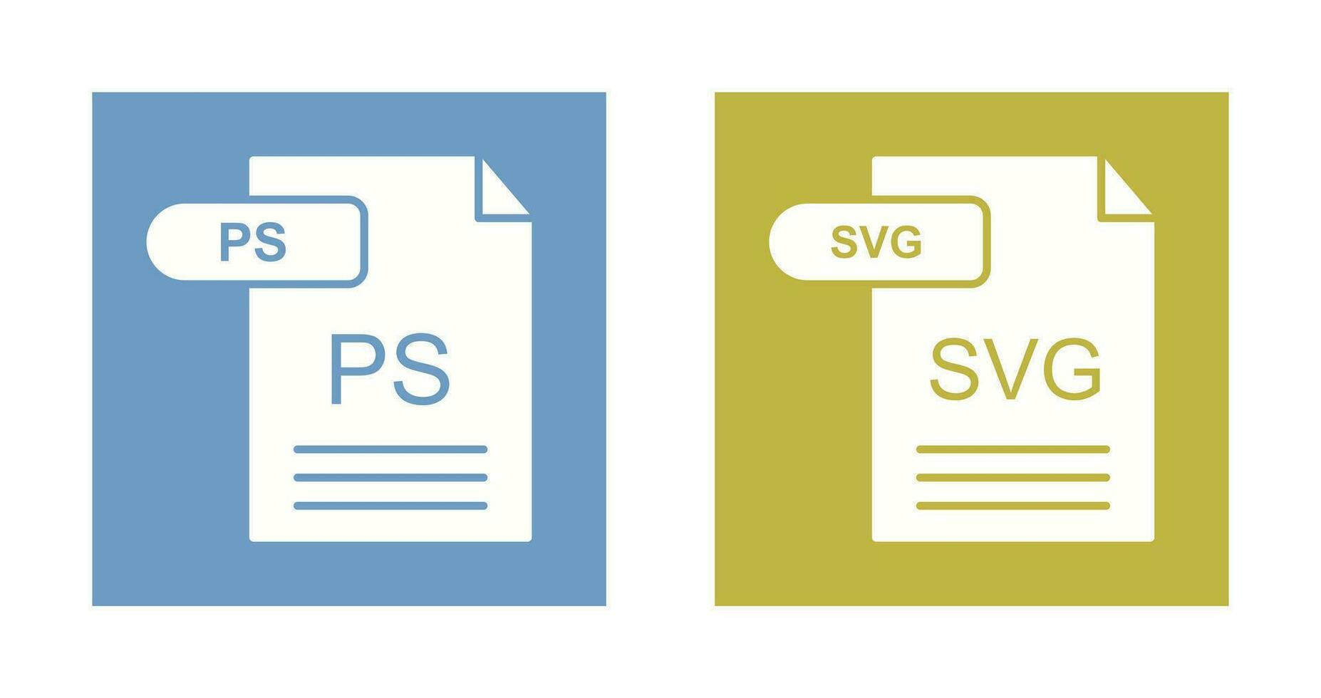 PS and SVG Icon vector