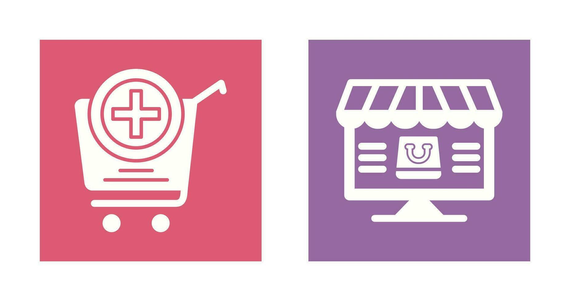 Add to Cart and Online Shopping Icon vector