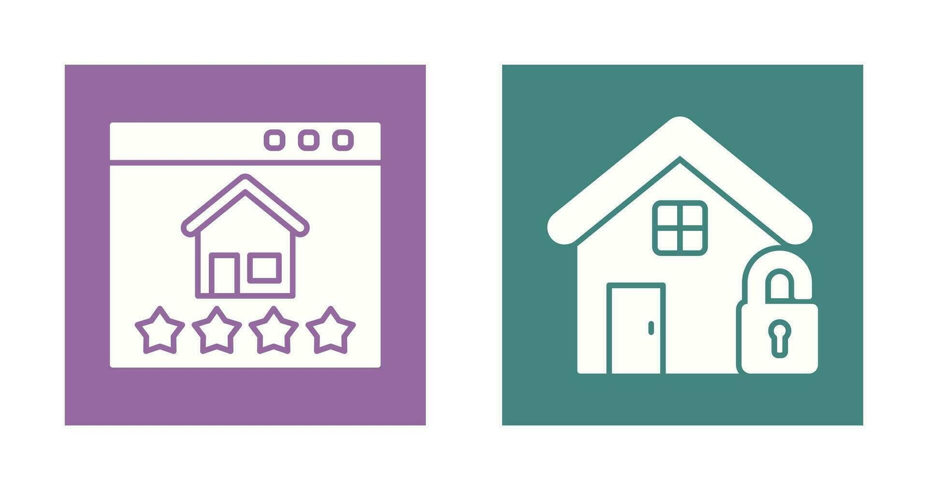 Rating and unlocked Icon vector