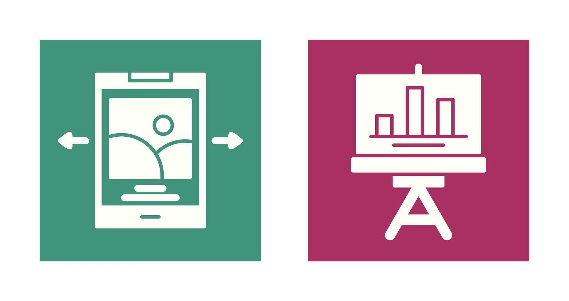 Swipe and Finance Icon vector