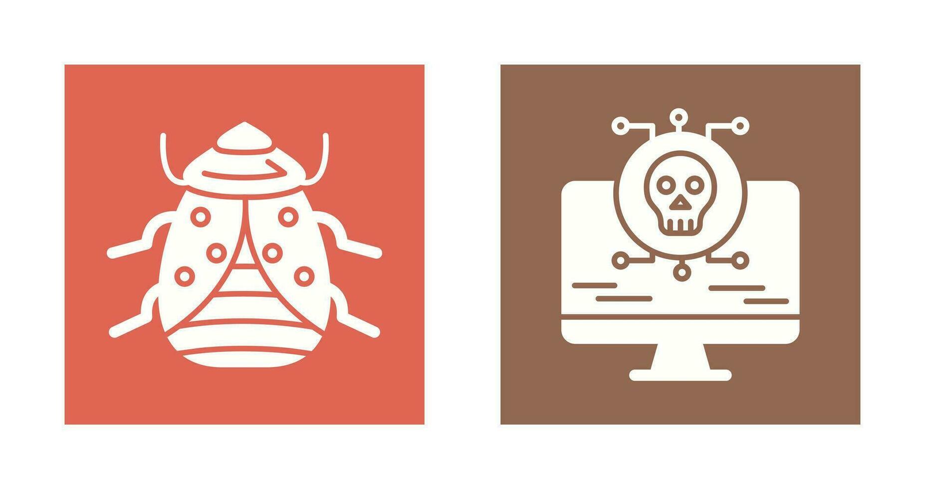 Bug and Virus Icon vector
