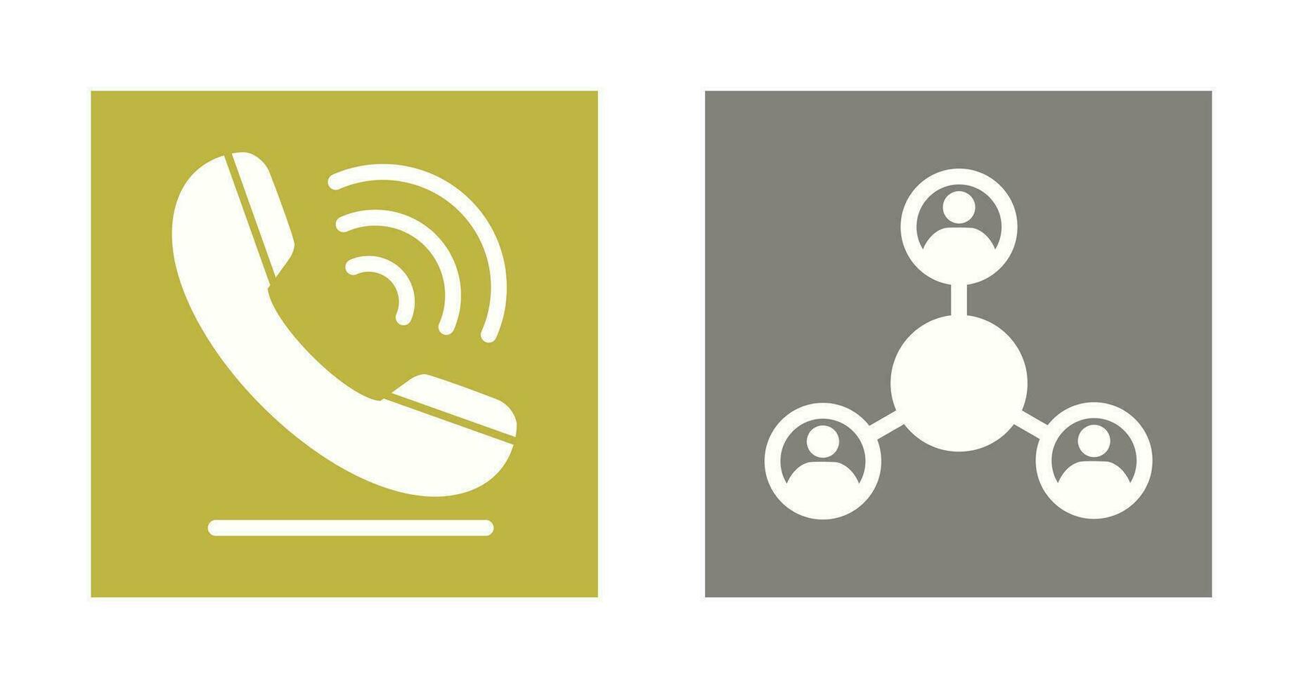 Phone and Share Icon vector