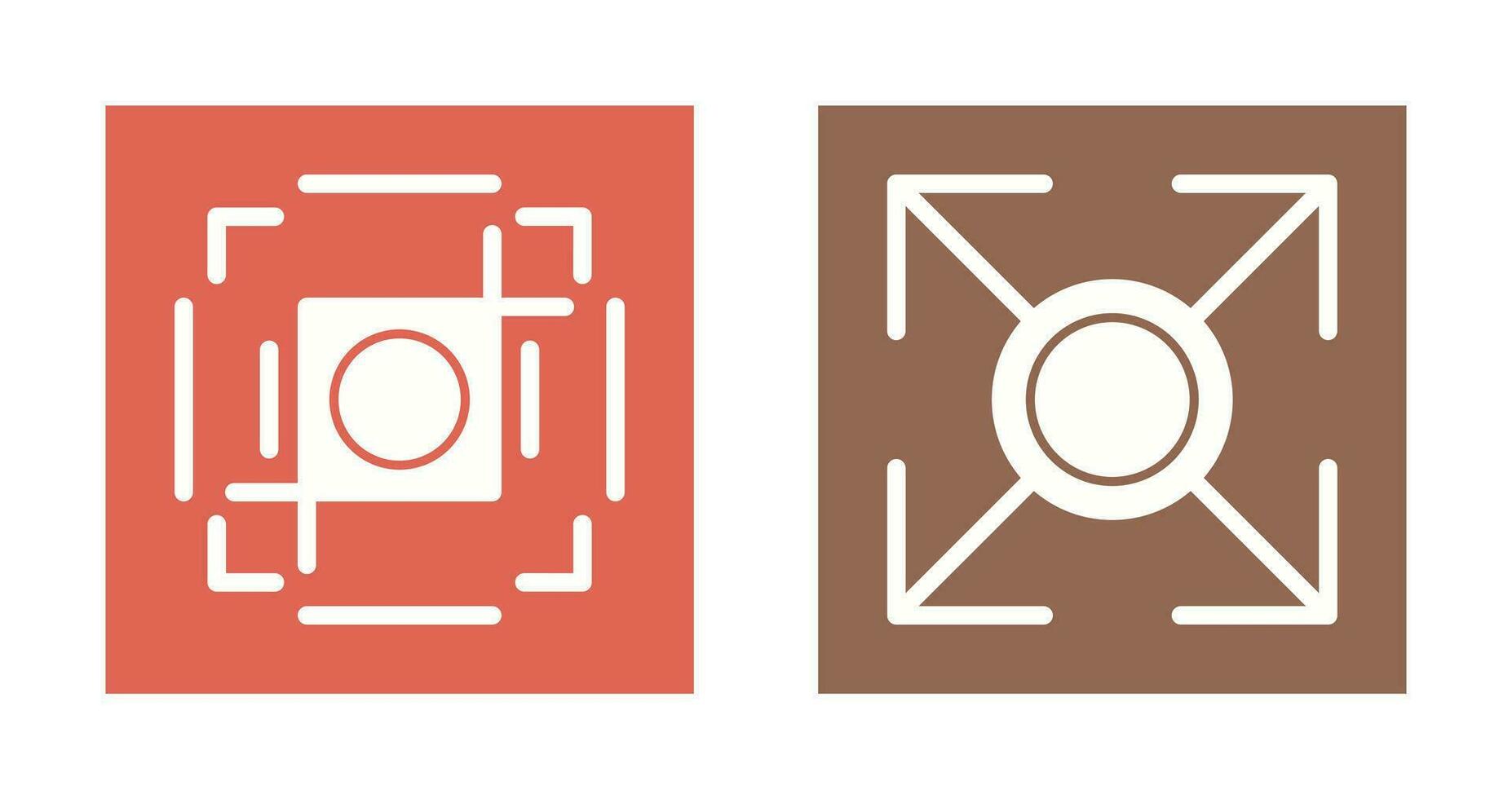 crop and expand Icon vector