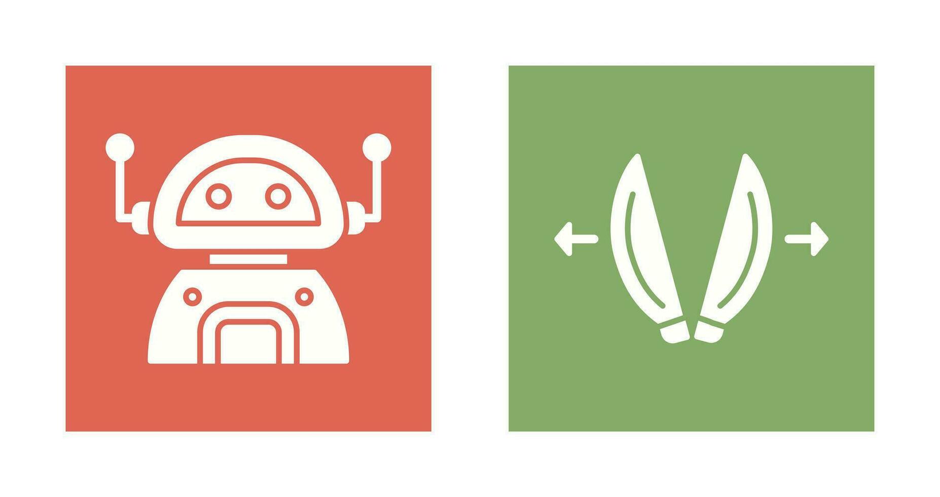 robot and playload Icon vector