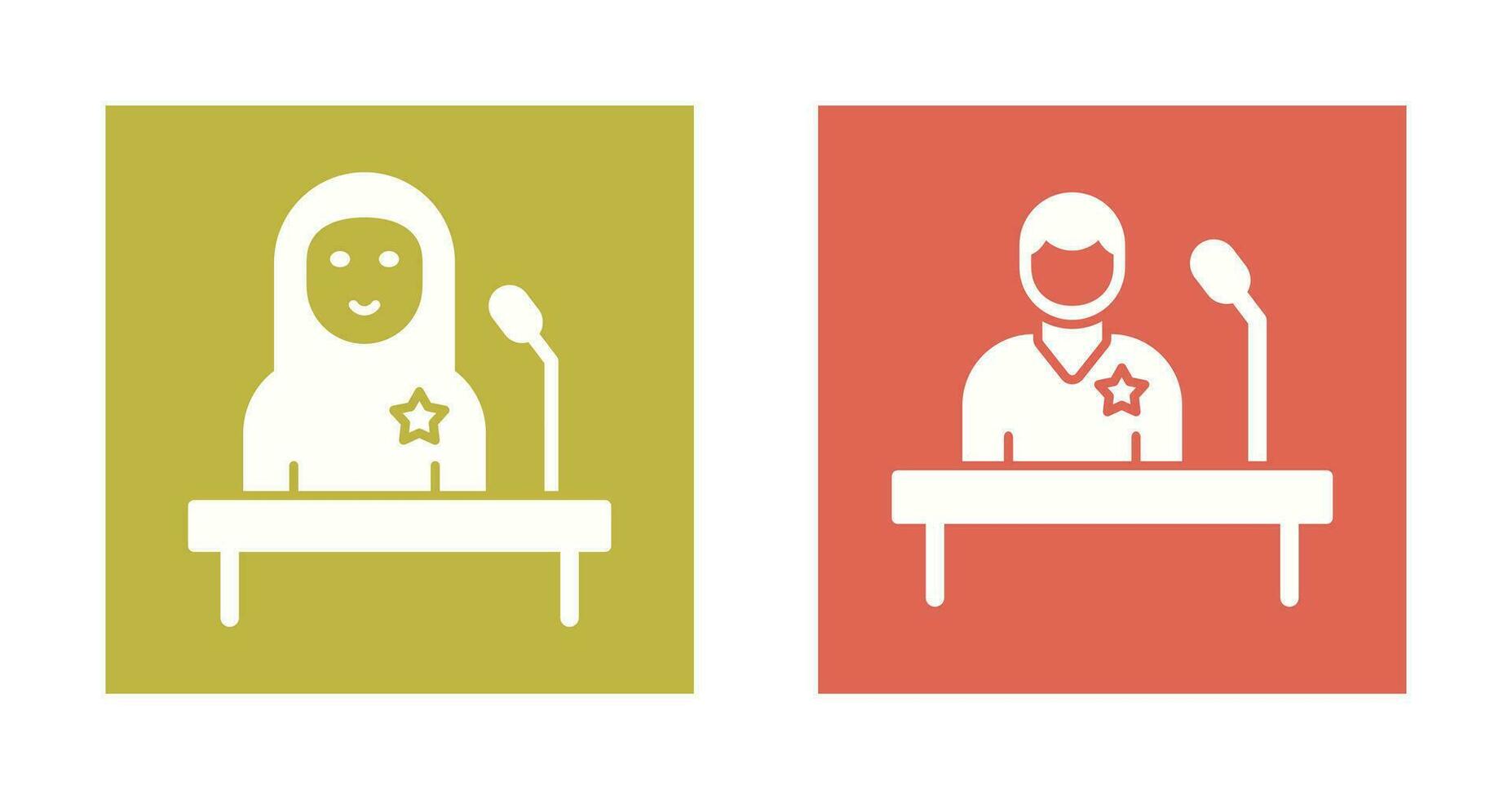 Candidate and Candidate Icon vector