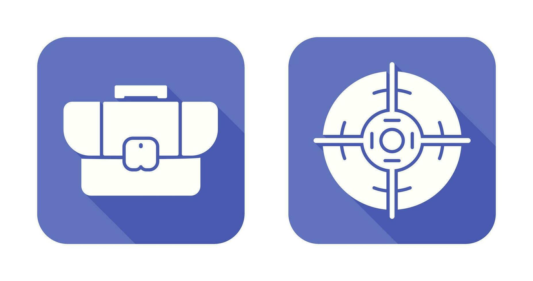Briefcase and Target Icon 32669265 Vector Art at Vecteezy