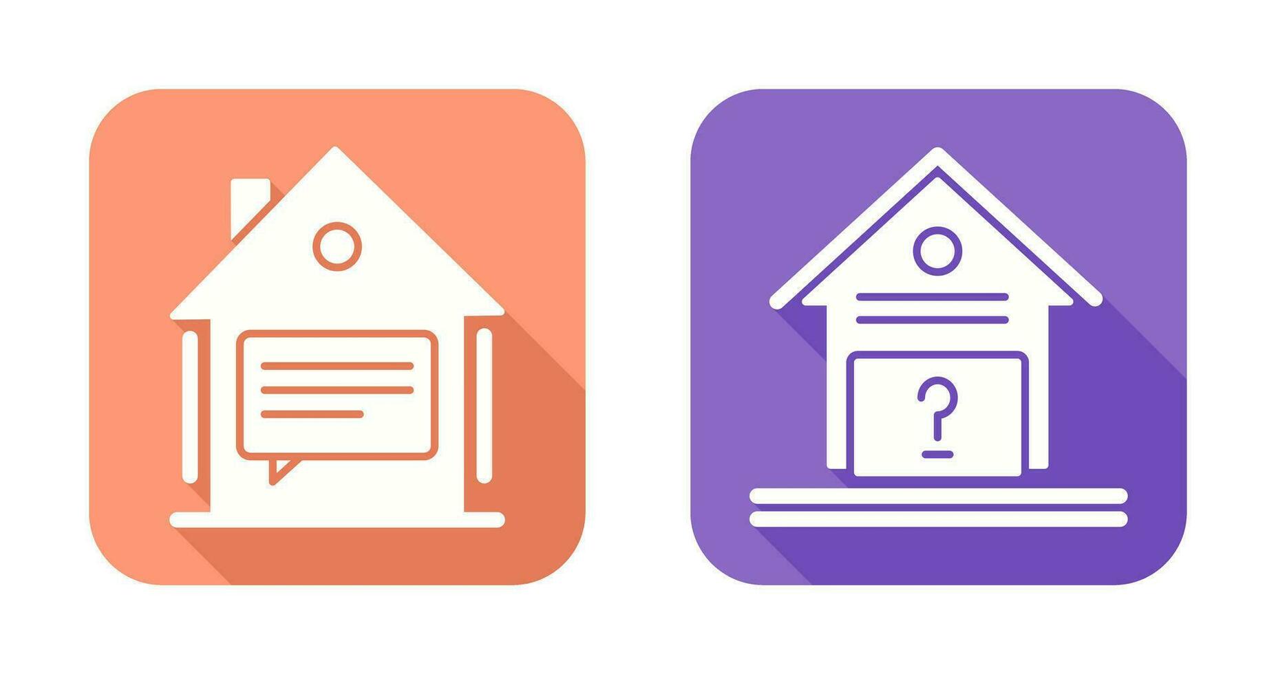 Message and Unknown Icon vector