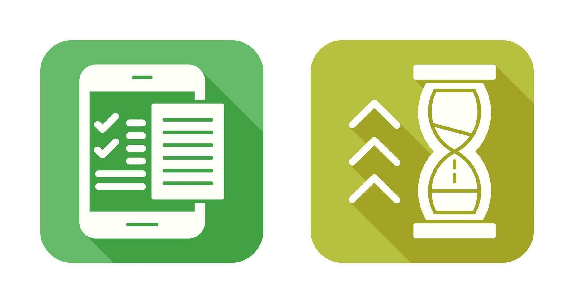 Check List and Quick Response Icon vector