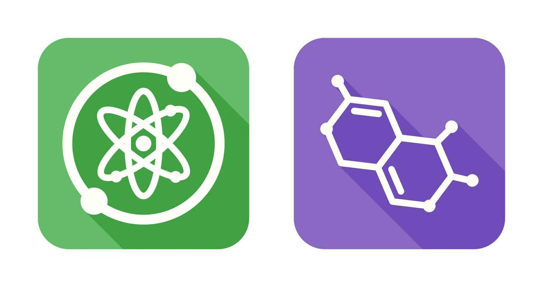 Proton and Molecule Icon vector
