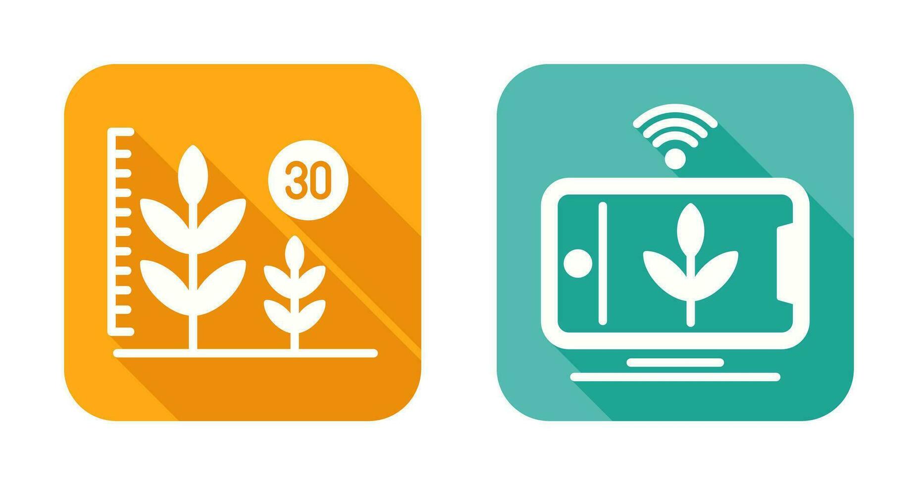 Growth and Device Icon vector