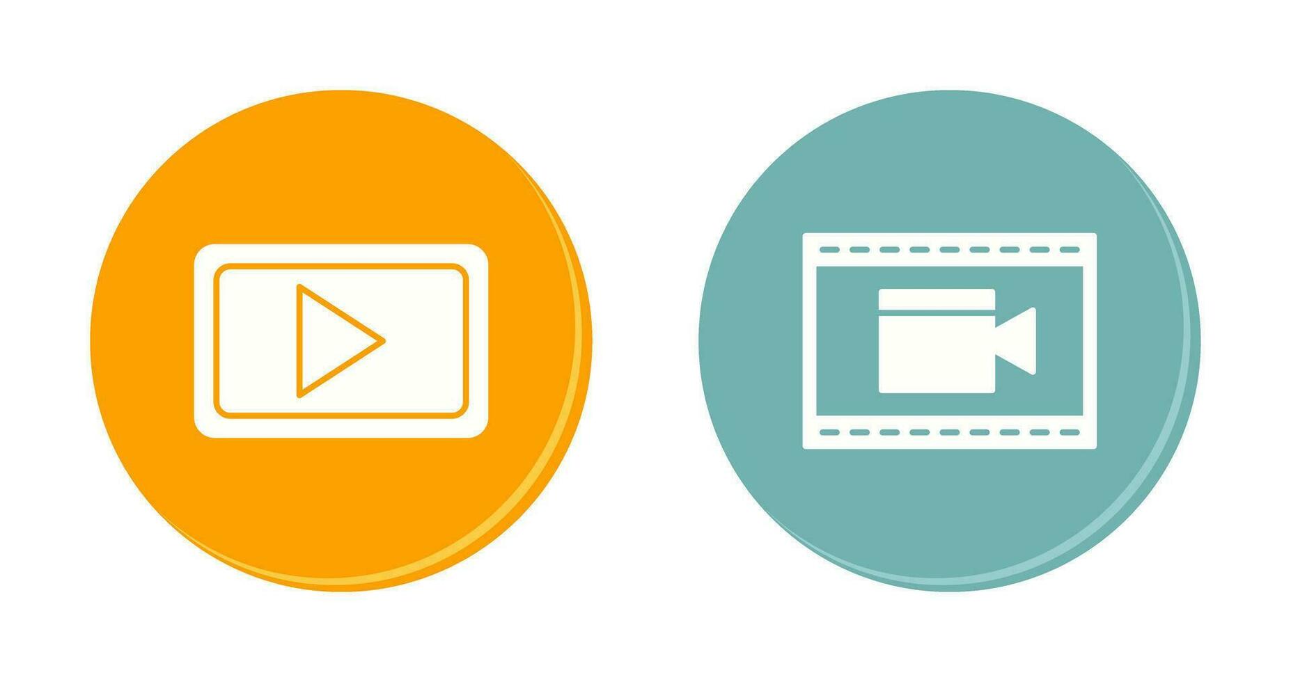 Video Communication and Video and Animation Icon vector