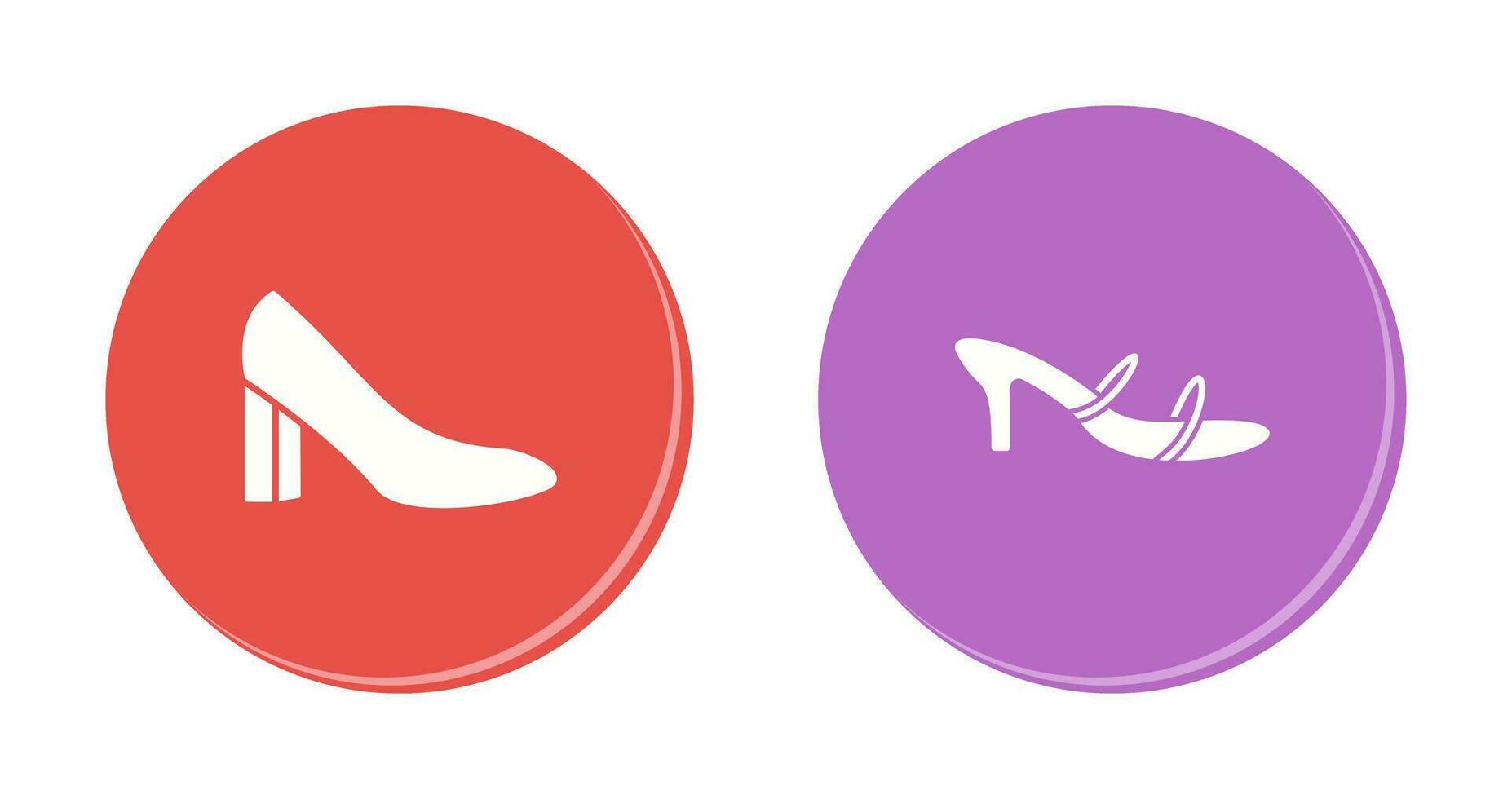 Heels and Stylish Icon vector