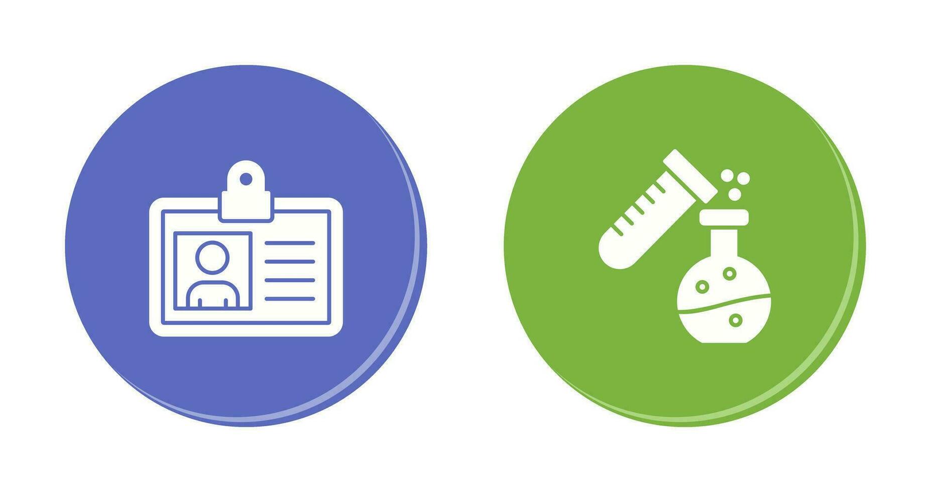 Identity and Lab Icon vector