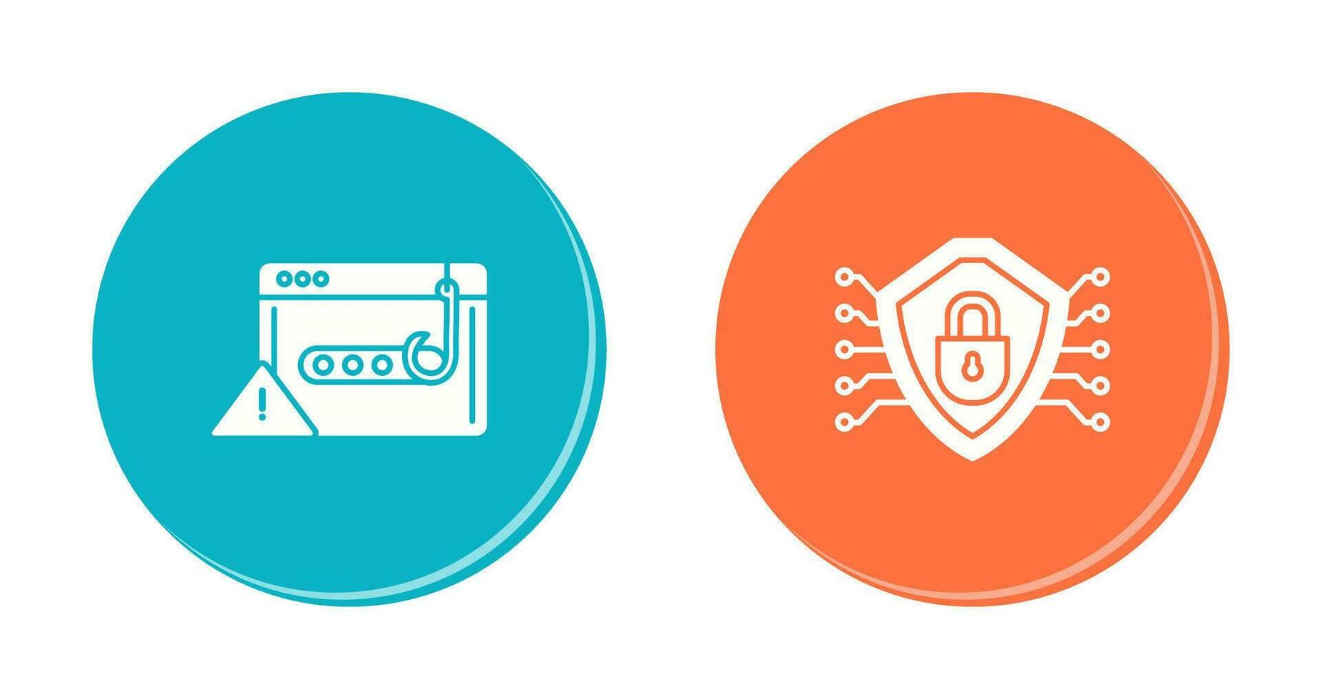 Phishing Password and Security Icon vector