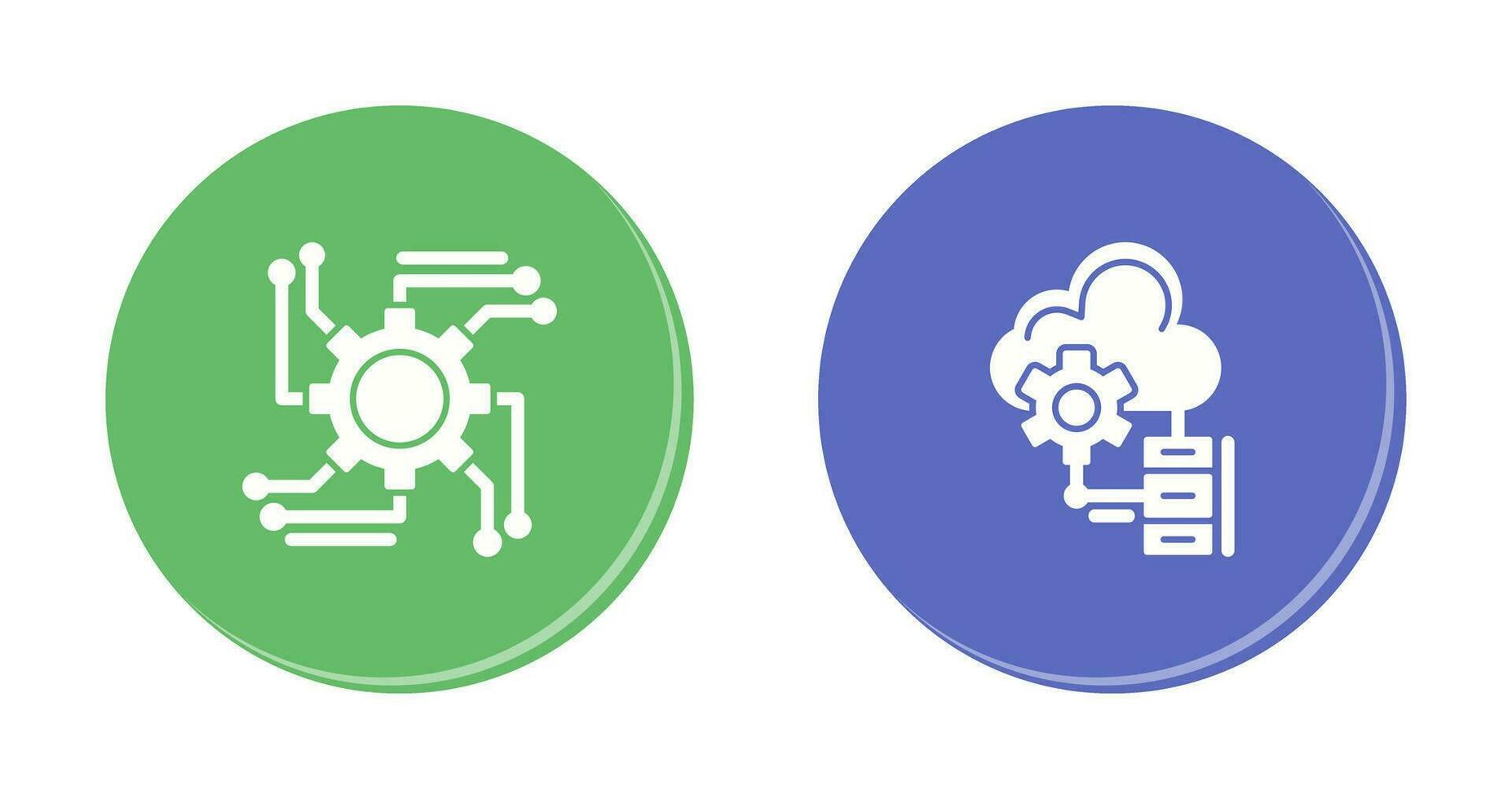 Automation and Big Data Icon vector