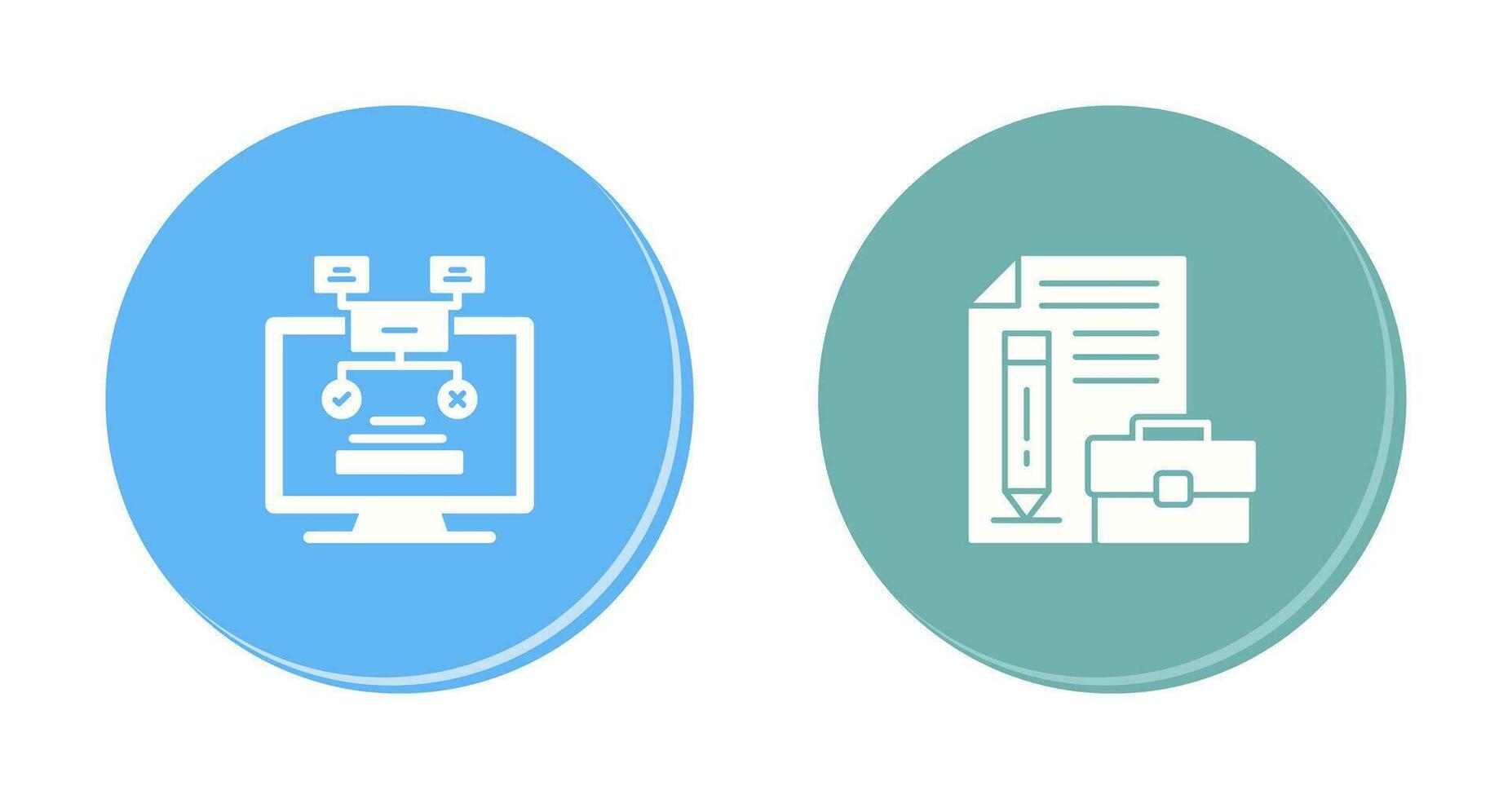 Methodology and Portfolio Icon vector