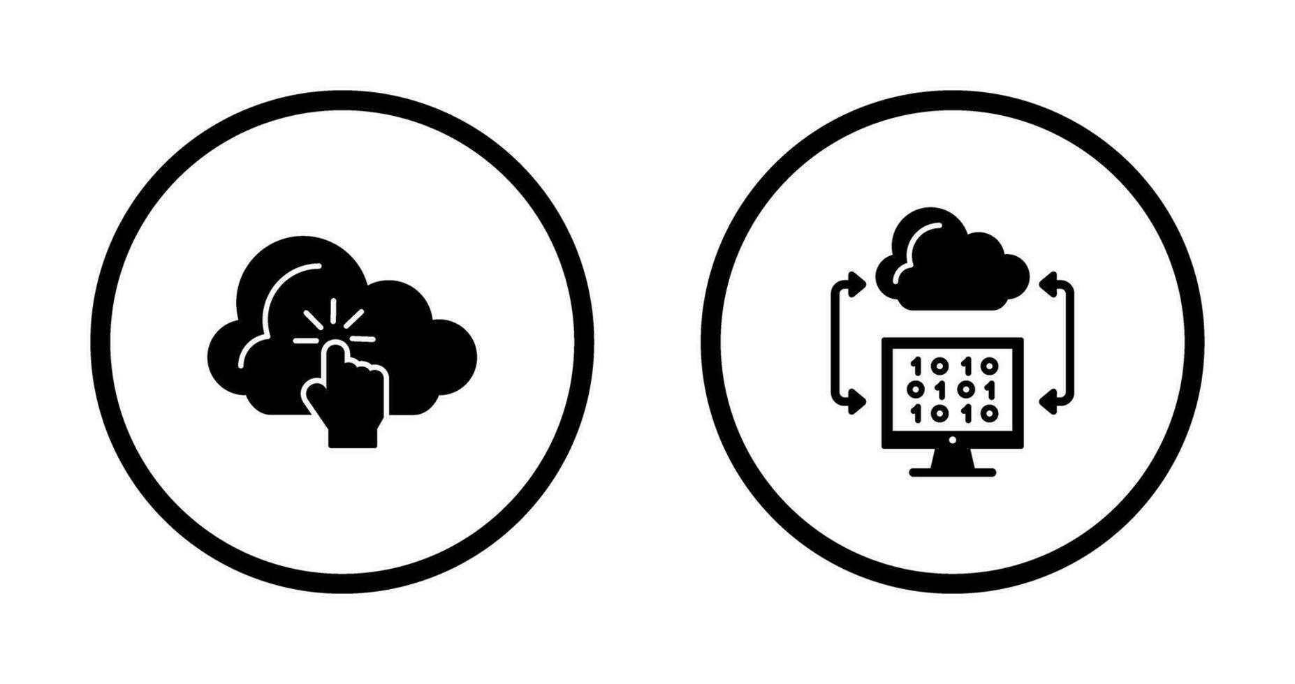 Cloud Computing and Cloud Coding Icon 32670649 Vector Art at Vecteezy