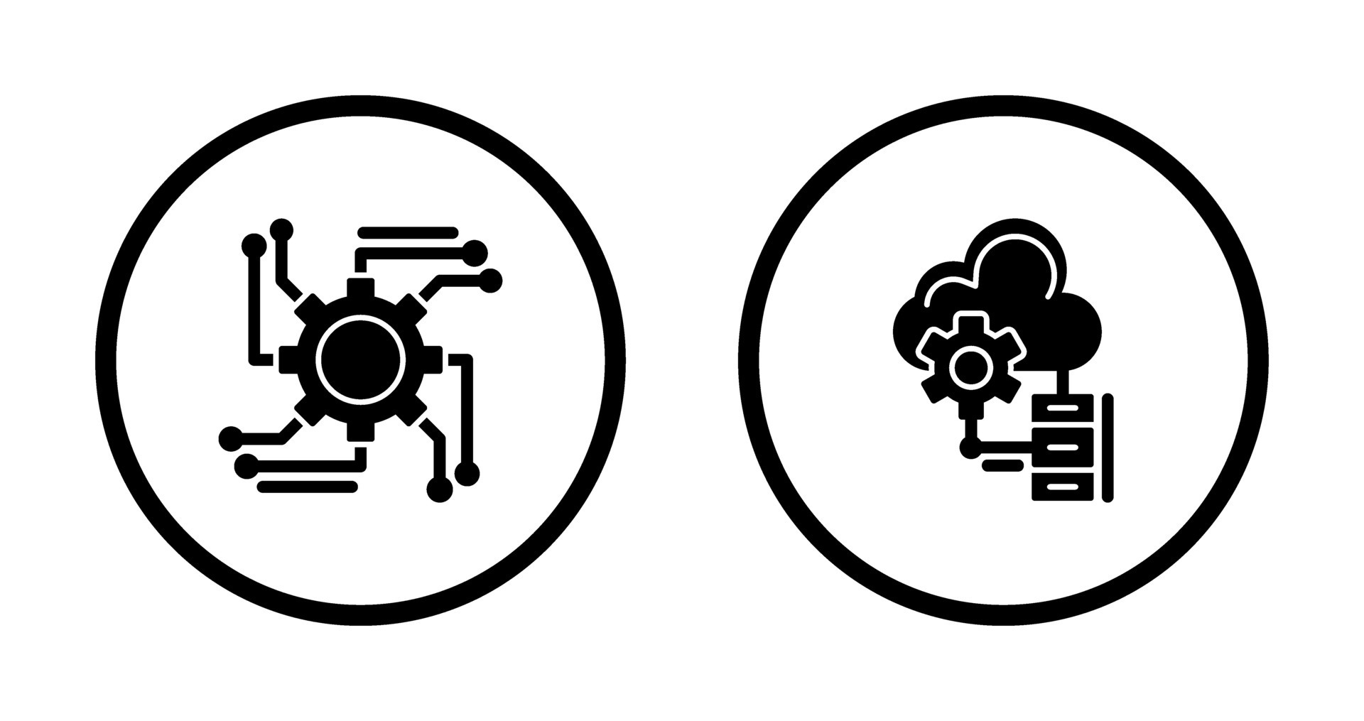 Automation and Big Data Icon 32670781 Vector Art at Vecteezy