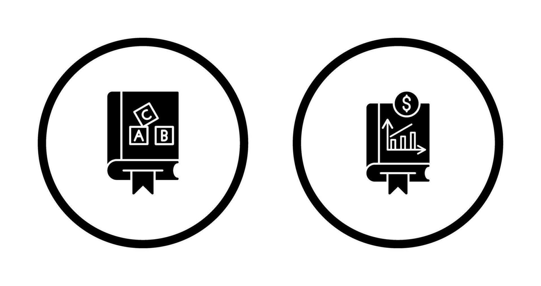 Business and Alphabet Icon vector