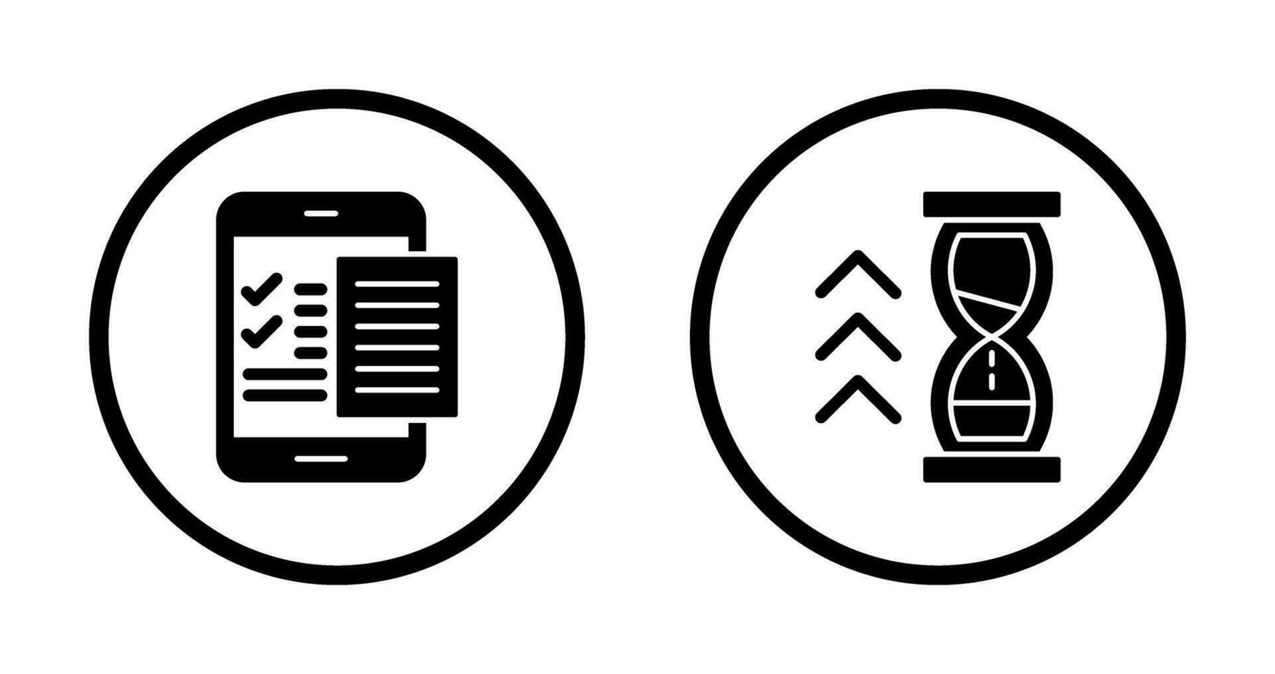 Check List and Quick Response Icon vector