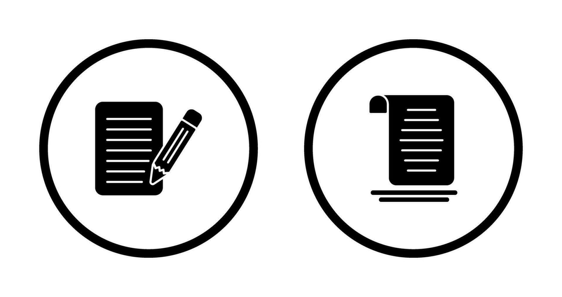 checklist and document  Icon vector
