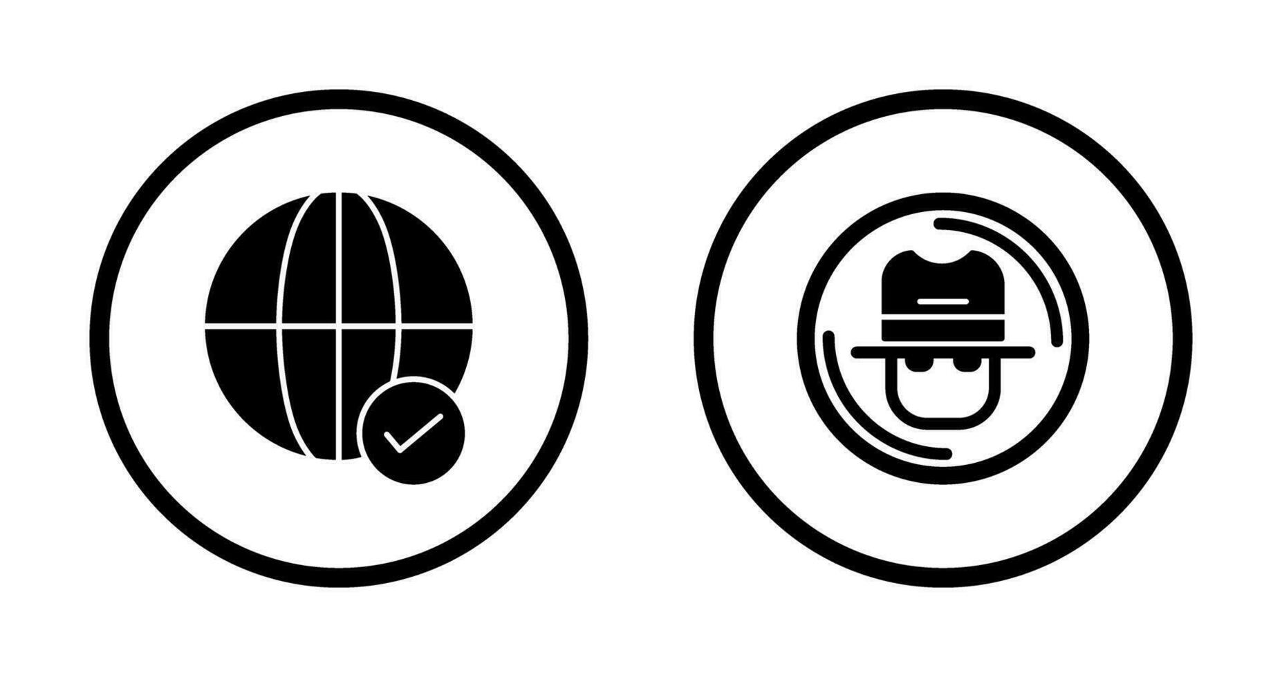 Internet and Spy Icon vector