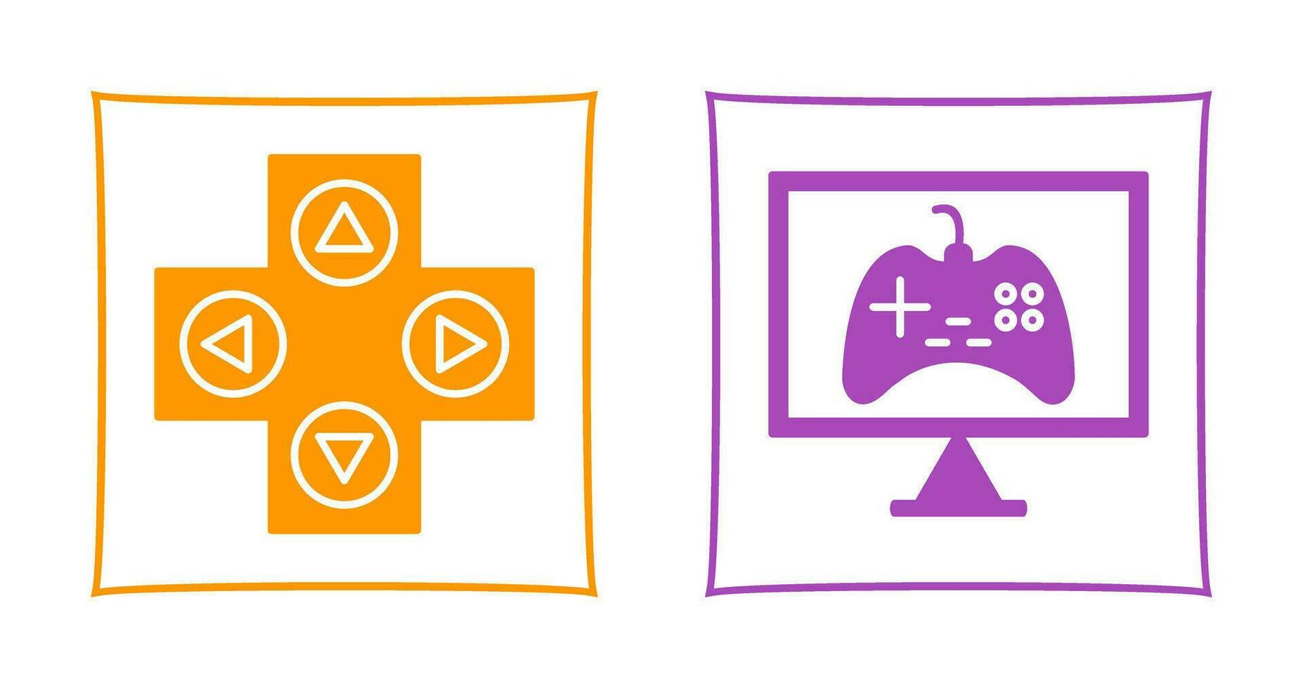 Gaming Control and Online Games Icon vector