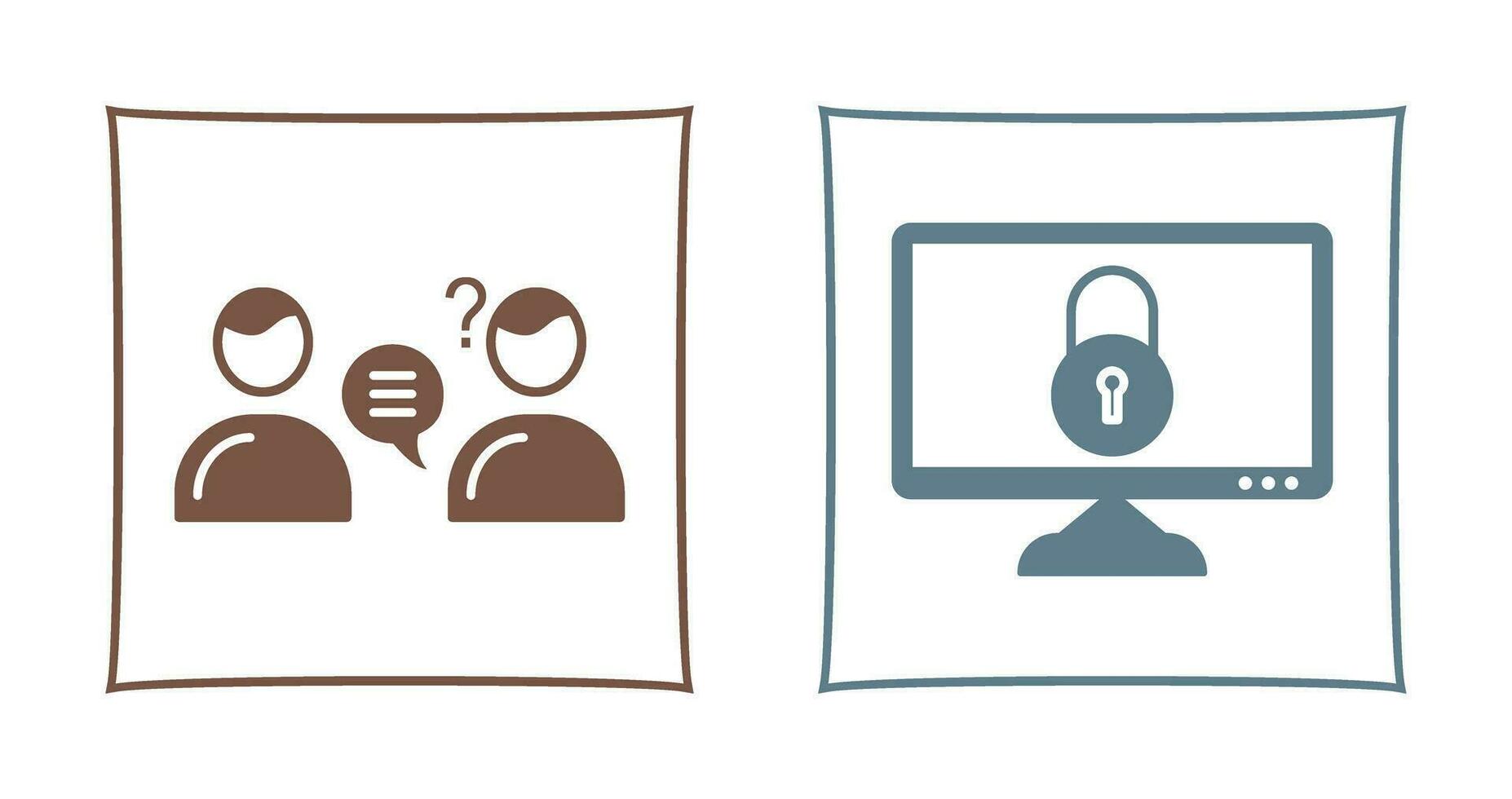 Consulting Services and Confidentiality  Icon vector