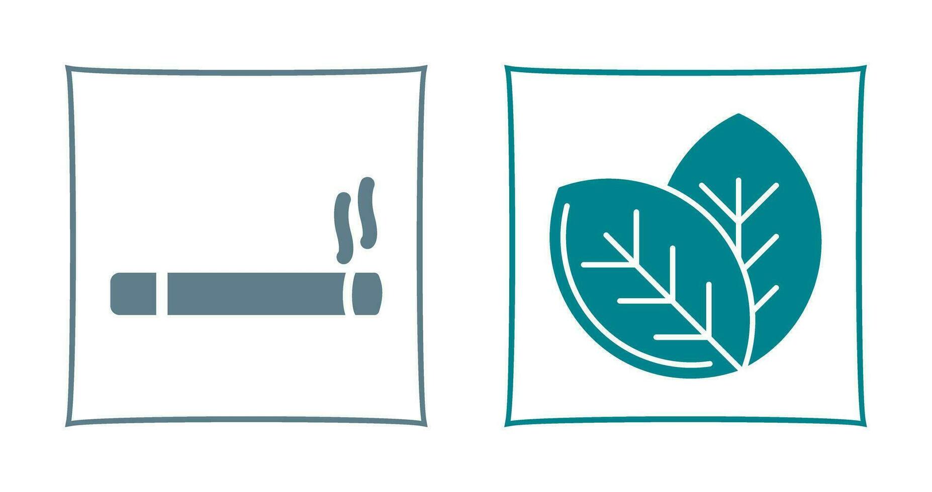 Smoking and Tobaccon Icon vector