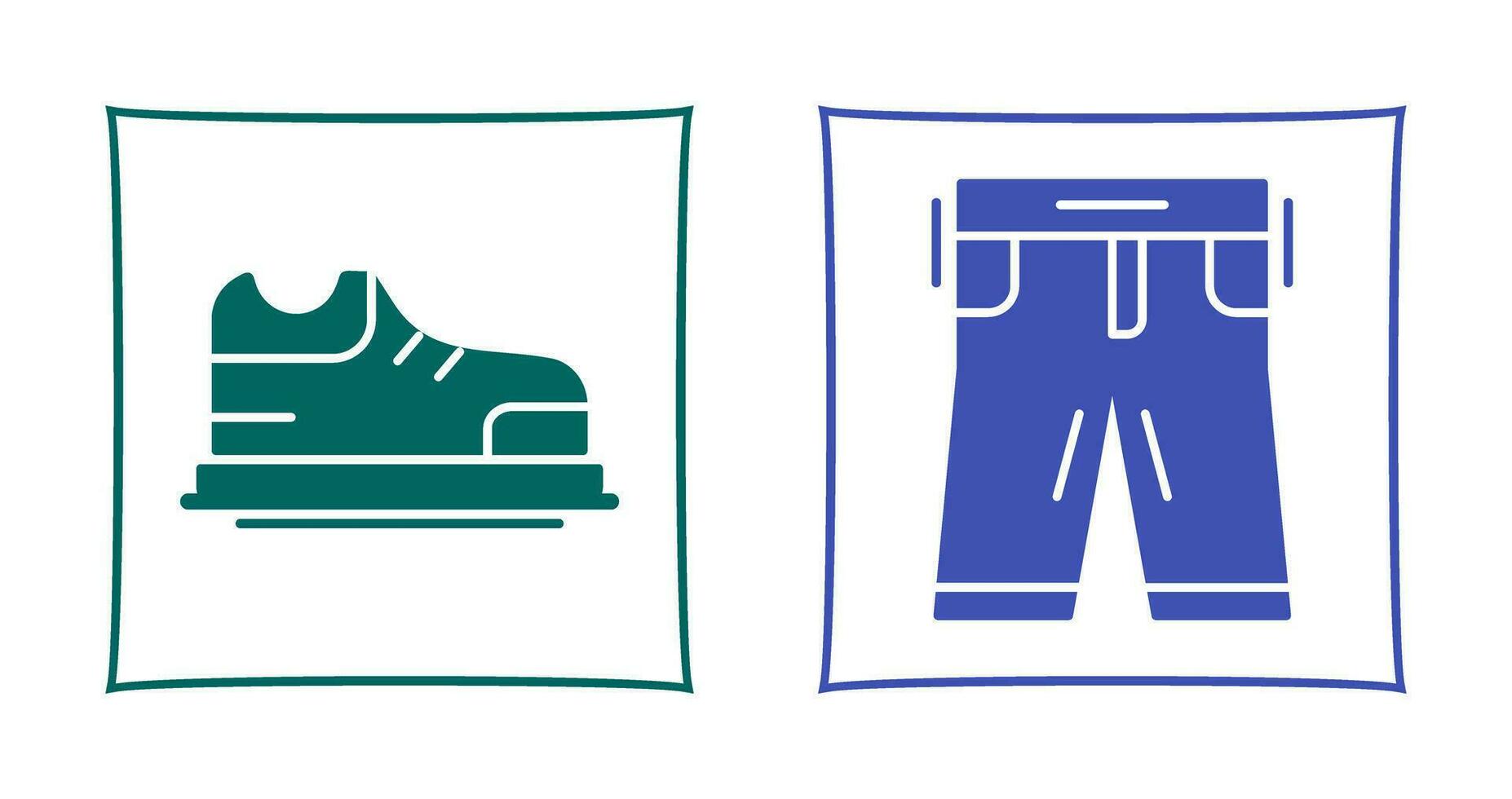 Shoes and Pants Icon vector