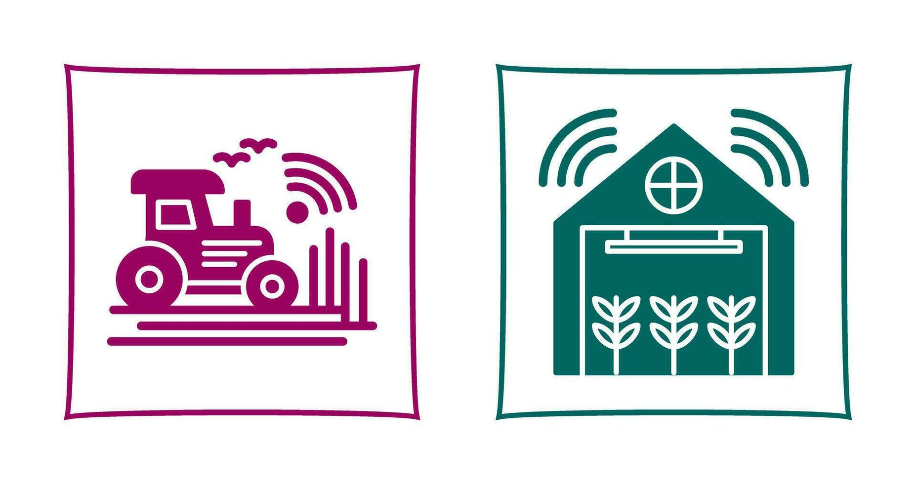Cultivation and Warehouse Icon vector