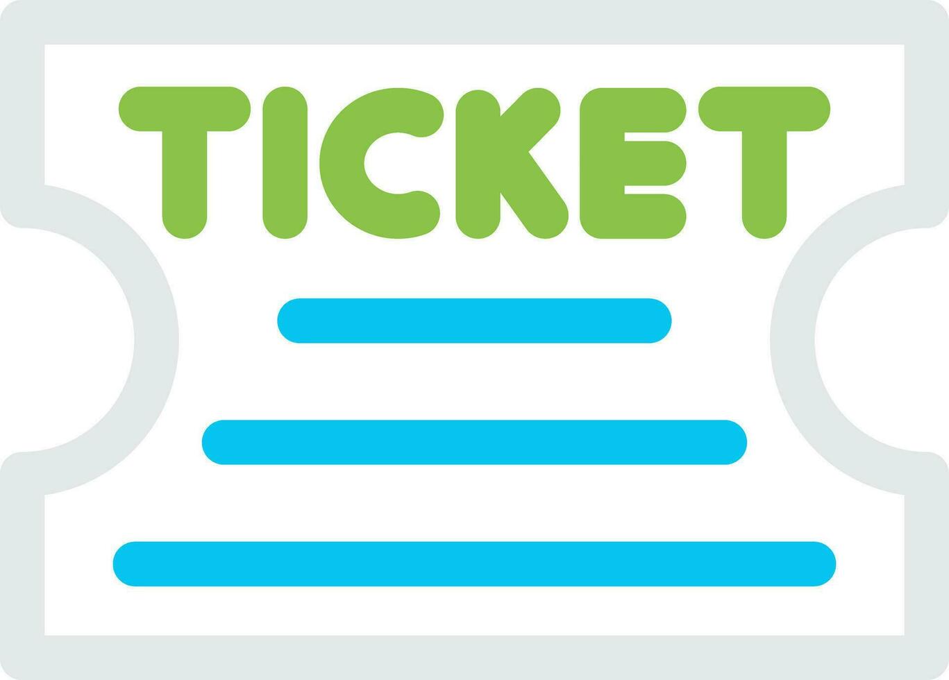 Ticket Creative Icon Design vector