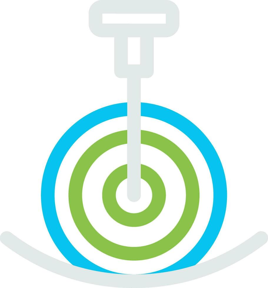 Unicycle Performance Creative Icon Design vector
