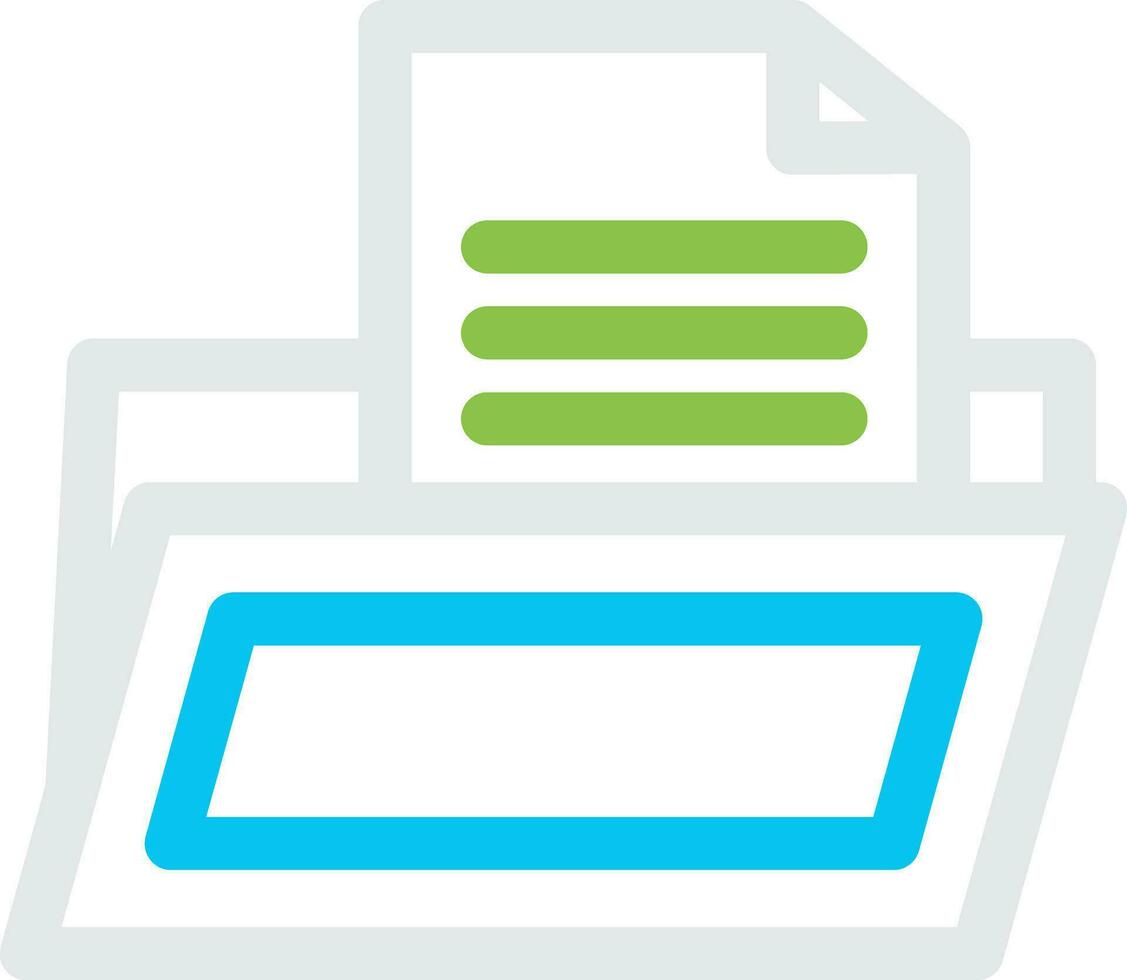 Folder Creative Icon Design vector