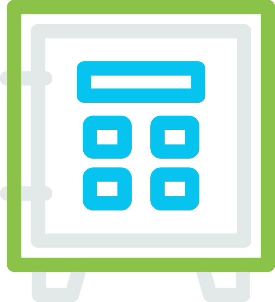 Safe Lock Creative Icon Design vector