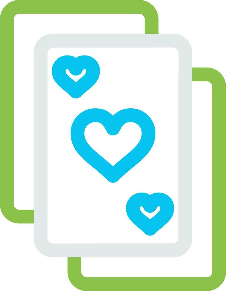 Playing Cards Creative Icon Design vector