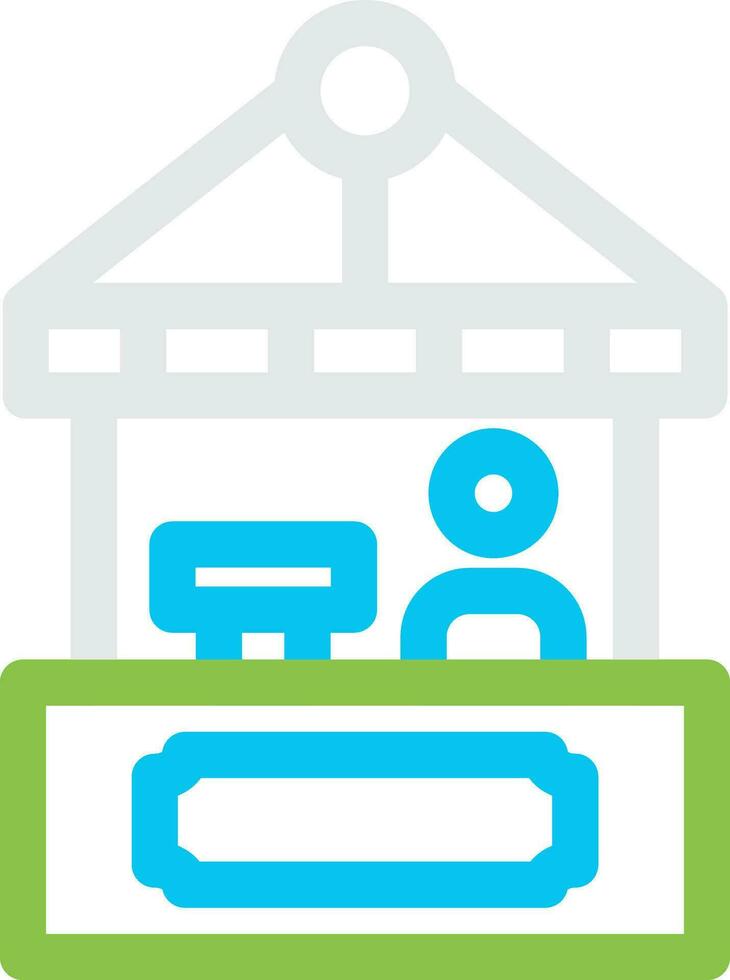 Ticket Office Creative Icon Design vector