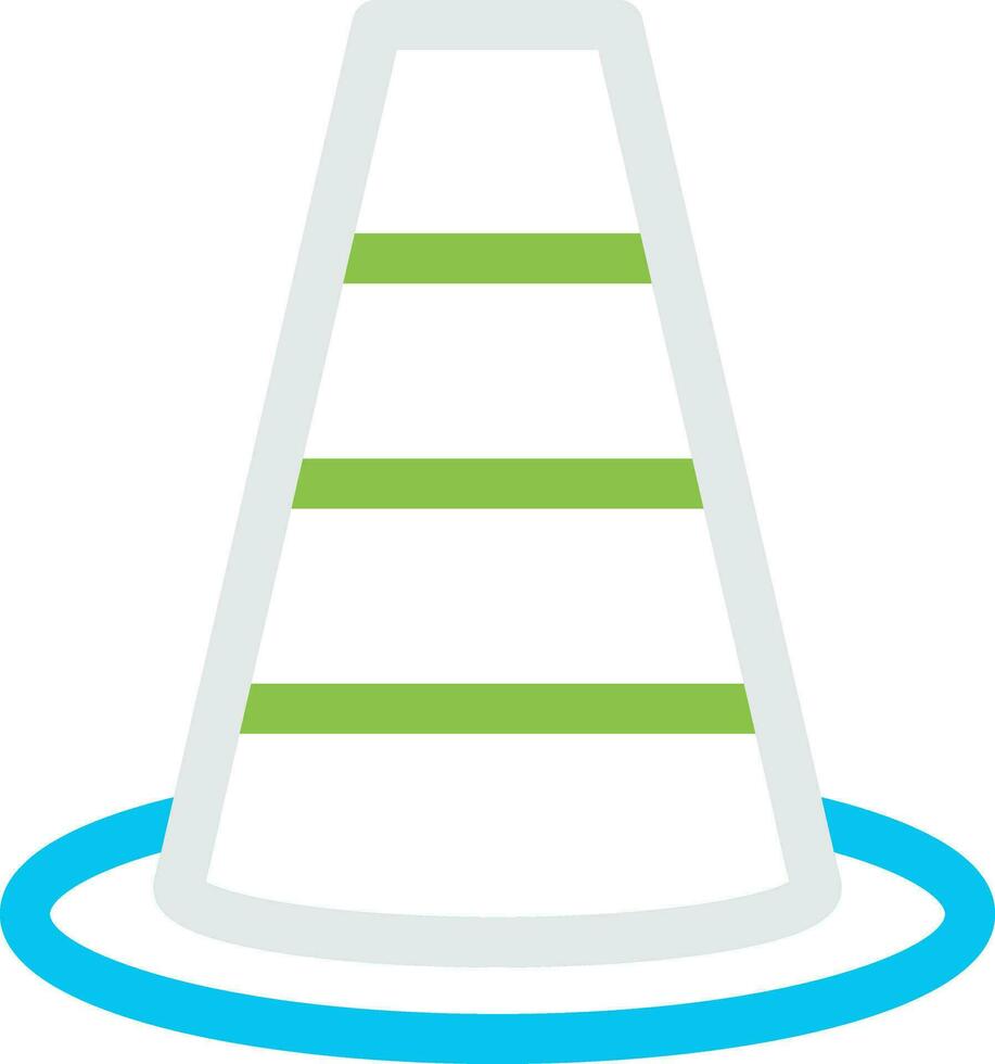 Traffic Cone Creative Icon Design vector