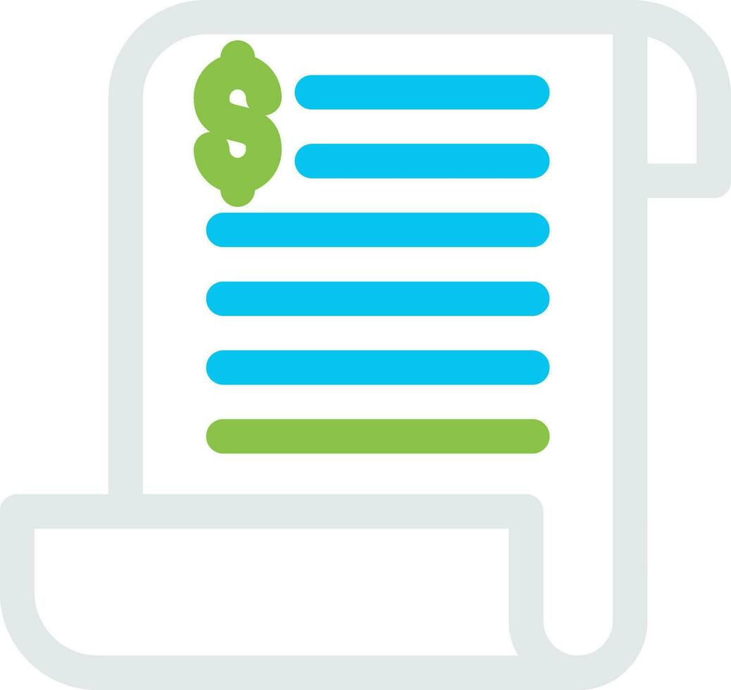 Bill Creative Icon Design vector