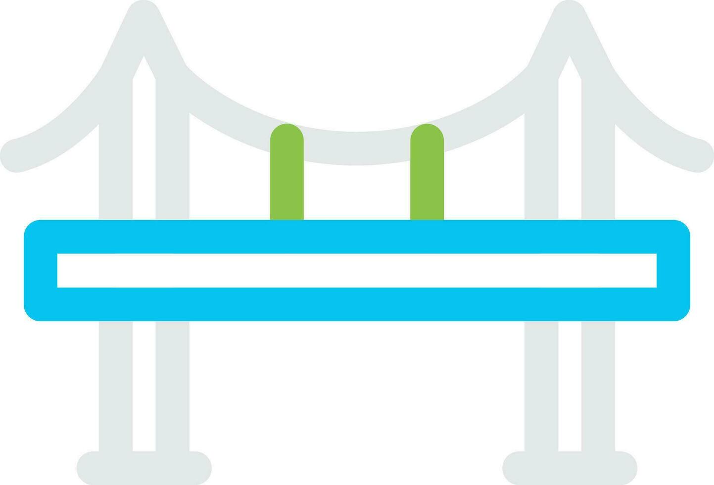 Bridge Creative Icon Design vector