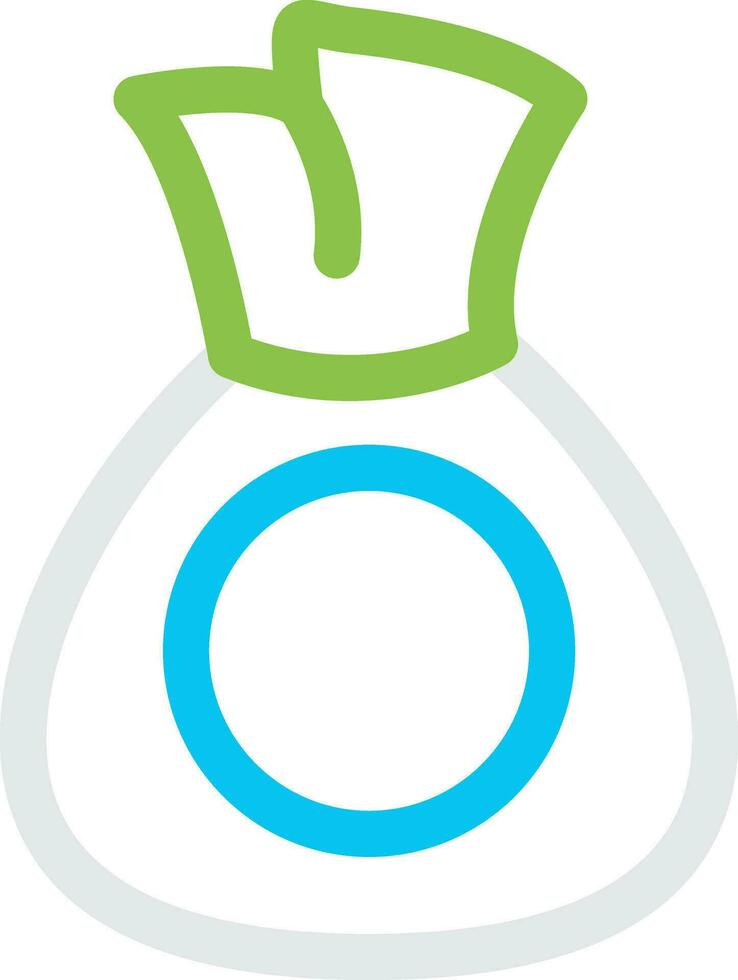 Money Bag Creative Icon Design vector