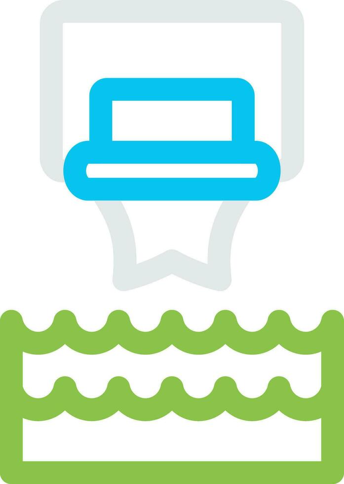 Water Basketball Creative Icon Design vector