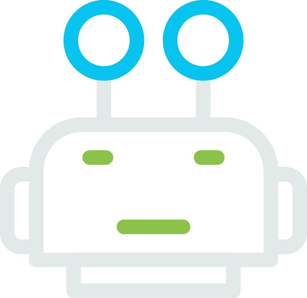 Robot Face Creative Icon Design vector