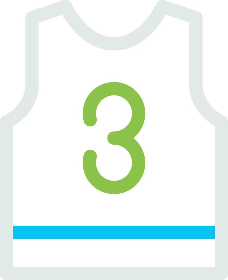 Basketball Jersey Creative Icon Design vector