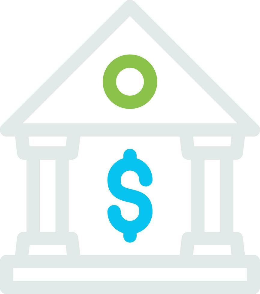 Bank Creative Icon Design vector