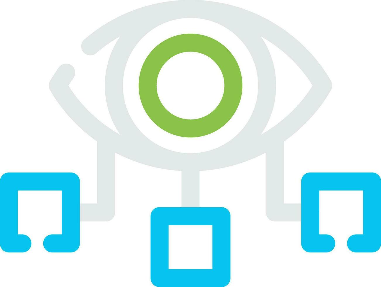 Vision Creative Icon Design vector