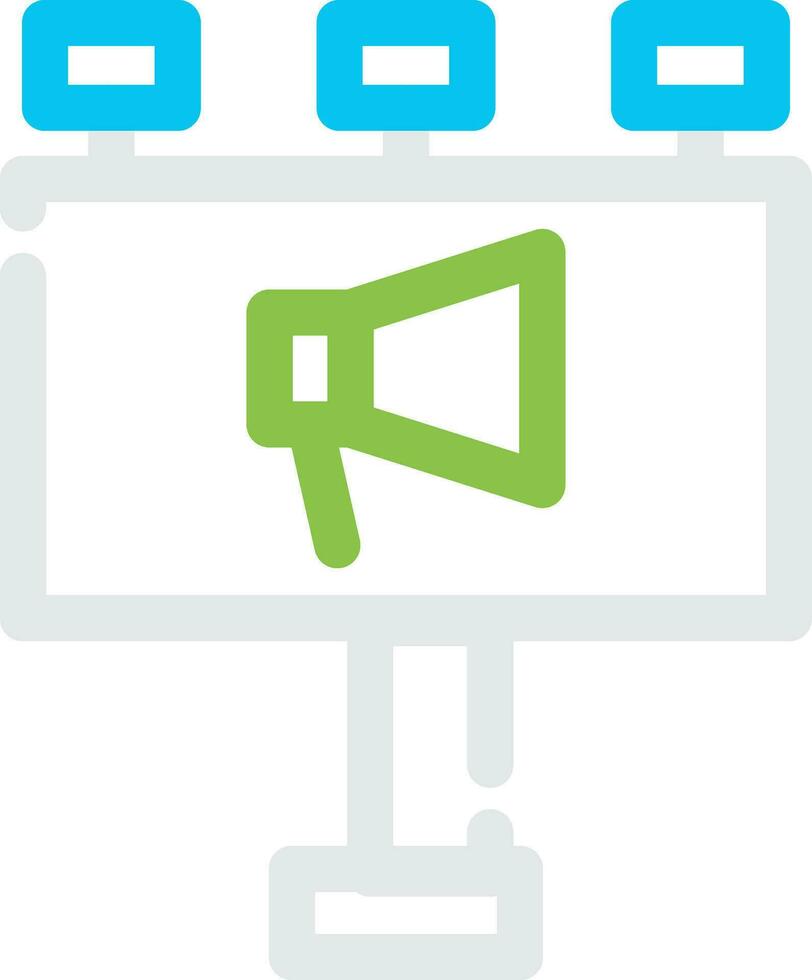 Billboard Creative Icon Design vector