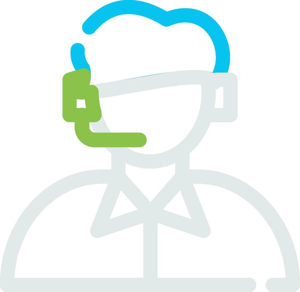 Operator Creative Icon Design vector