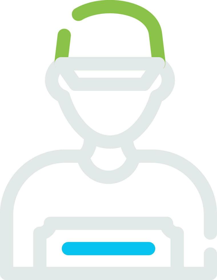 Worker Creative Icon Design vector